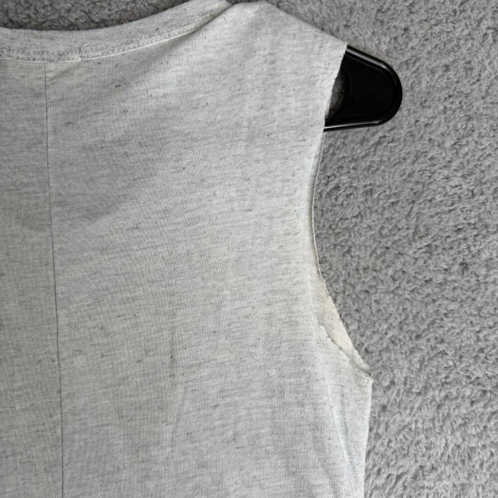 Mary Jane Tank Top Womens Small Gray Owl Print Festival Summer - Picture 9 of 11